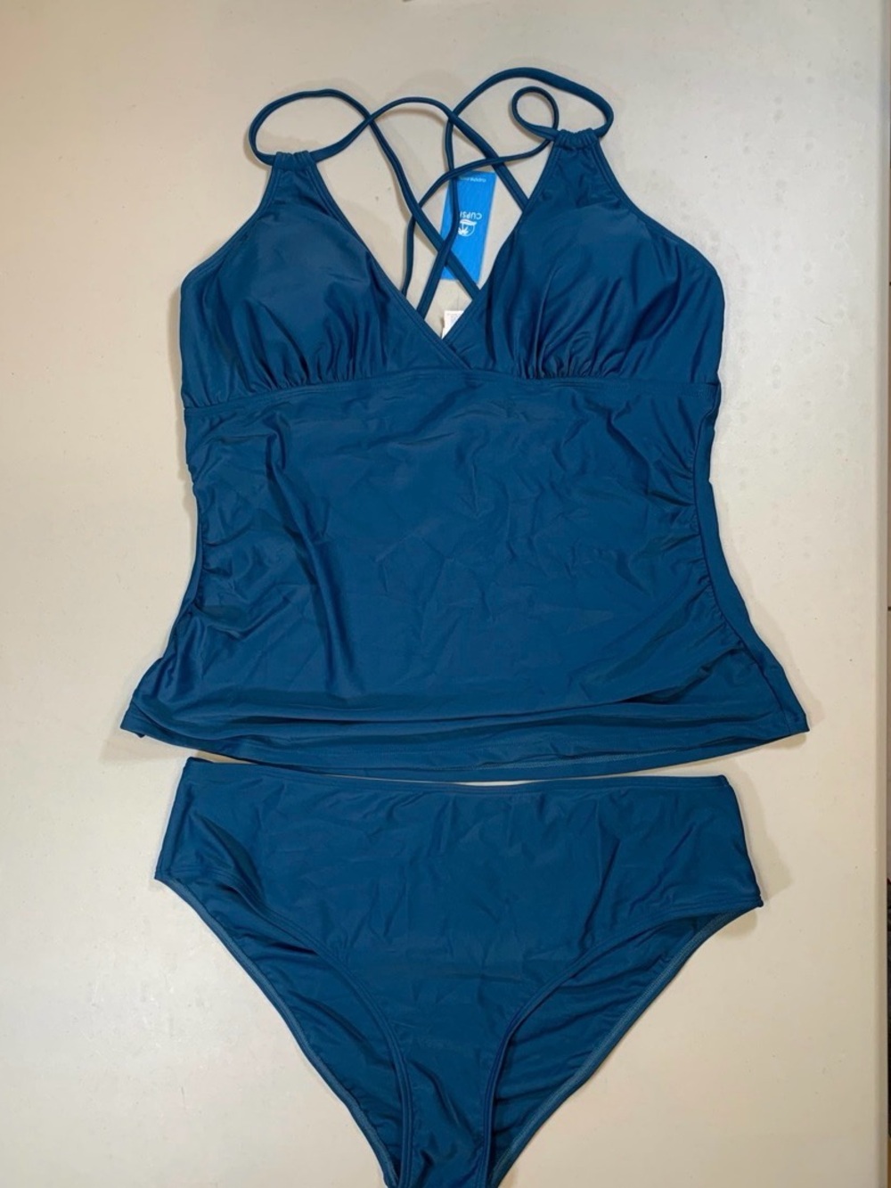 NWT XL TEAL TANKINI
